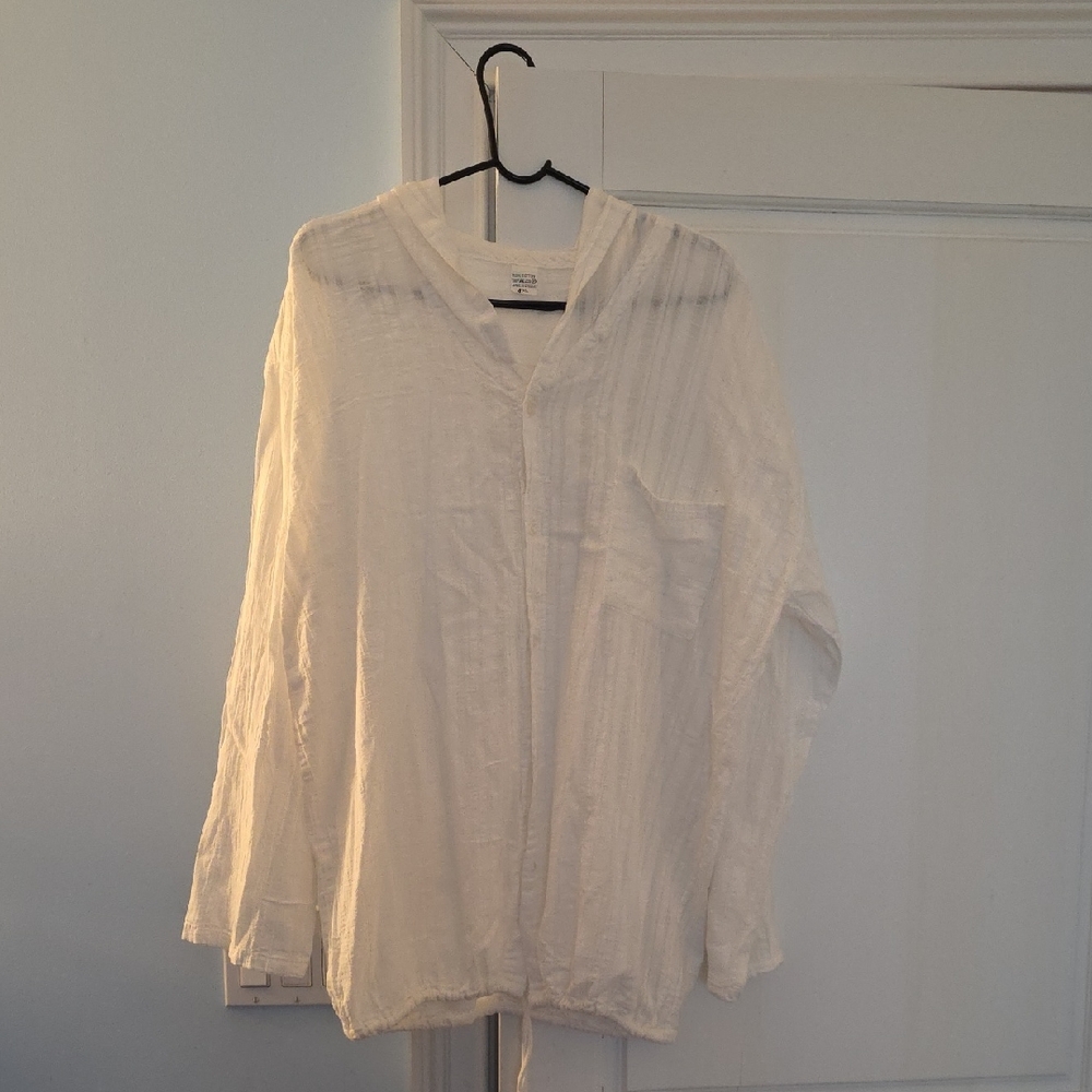 Elegant 100% Greek Cotton   Swim Coverup